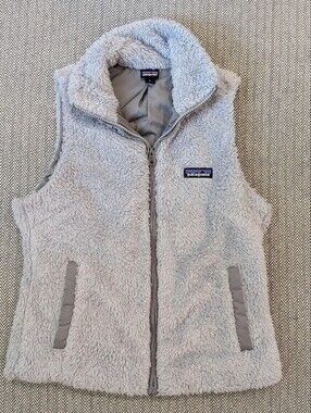 Patagonia Women’s Sherpa Fleece Gray Vest (S) Gorpcore Outdoor Hiking